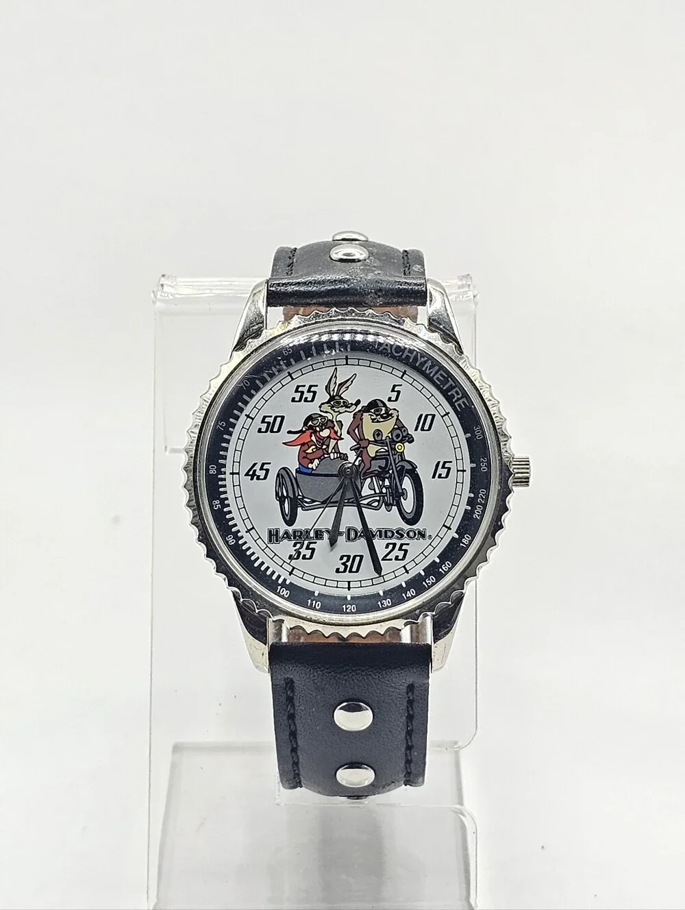 Harley-Davidson Warner Brothers Limited Edition Wristwatch #'d/3500 Untested